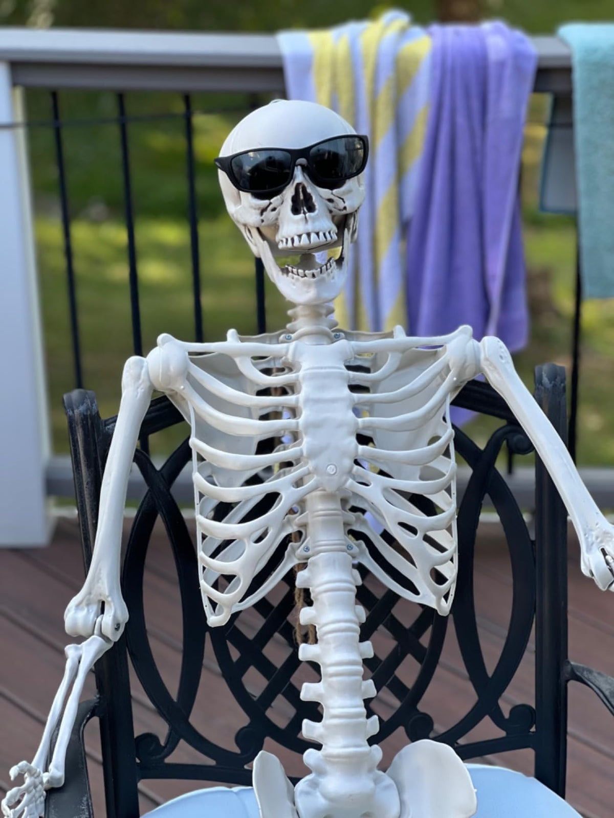 5.4ft Life Size Skeleton with Movable Joints N595