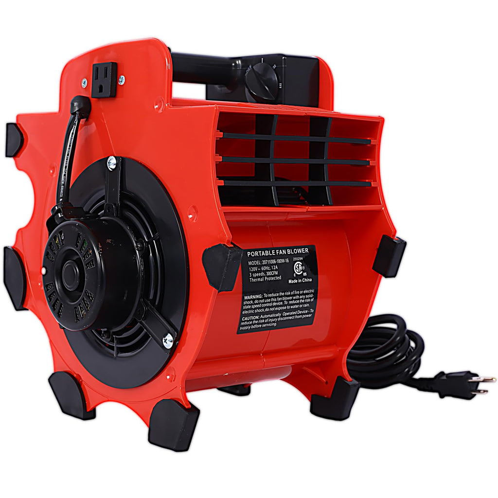 3-Speed Portable Floor Air Mover J8854