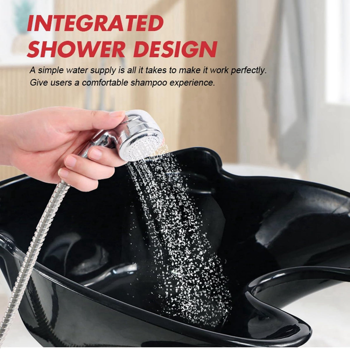 Portable Shampoo Bowl with Electric Pump Z234361