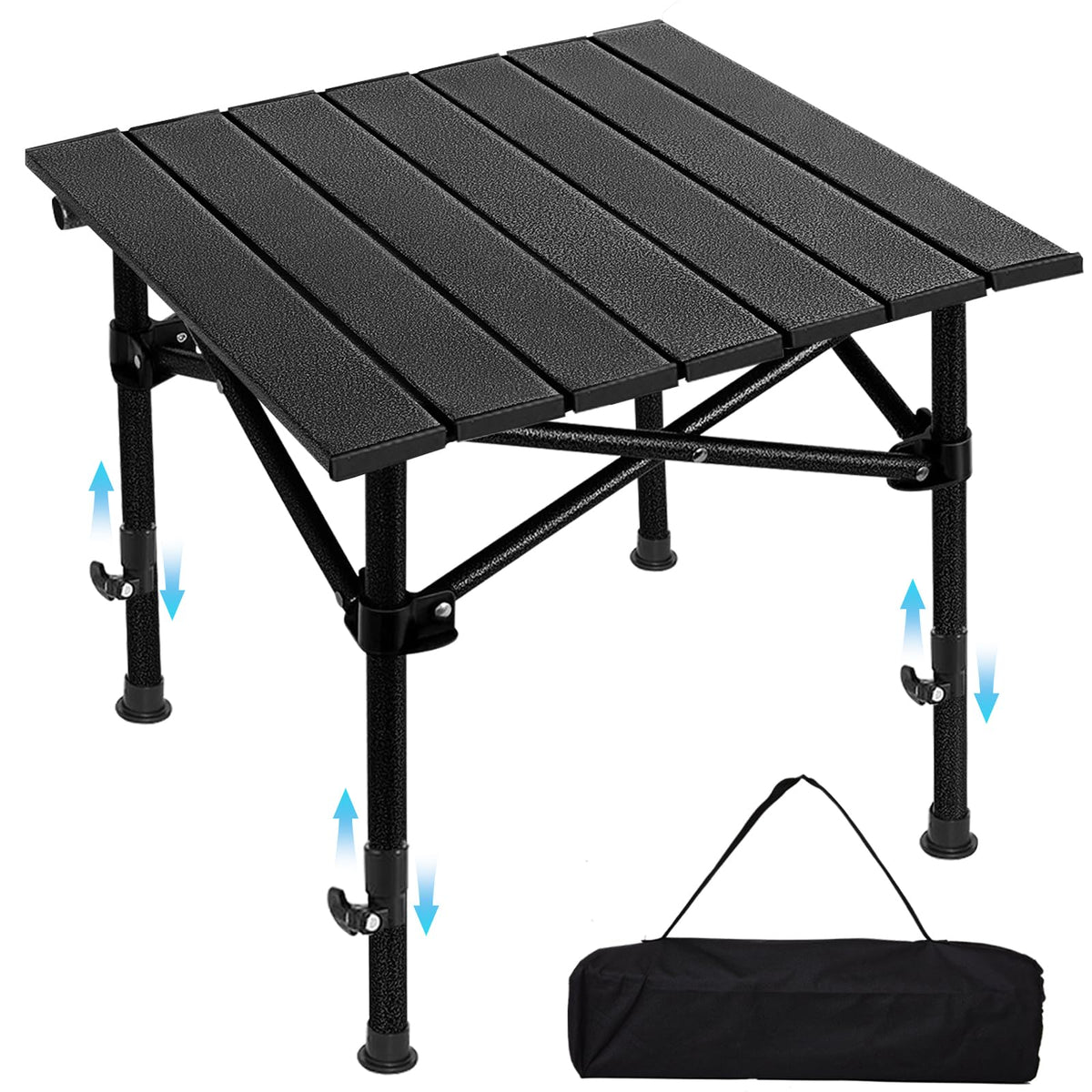 Lightweight Compact Aluminum Camping Table with Carry Bag W328