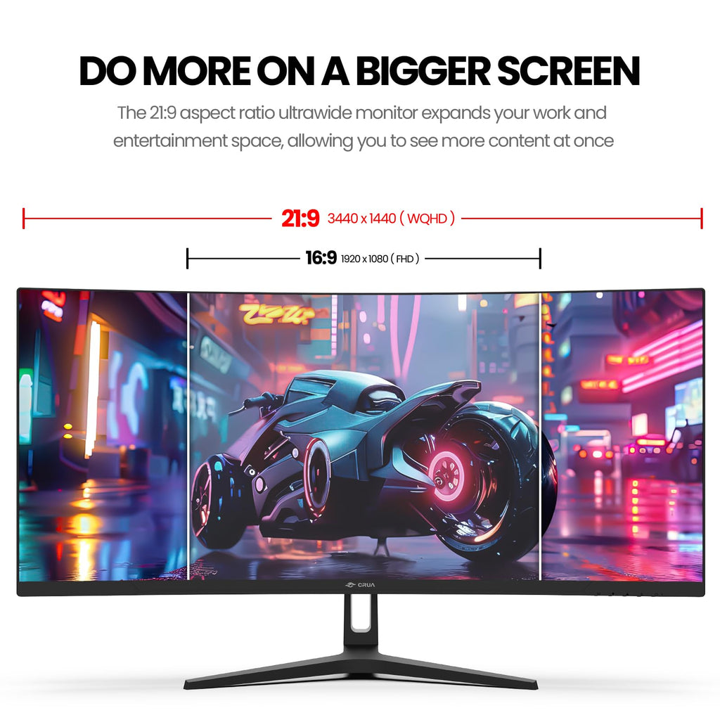 34" WQHD 165Hz Curved Gaming Monitor J66489