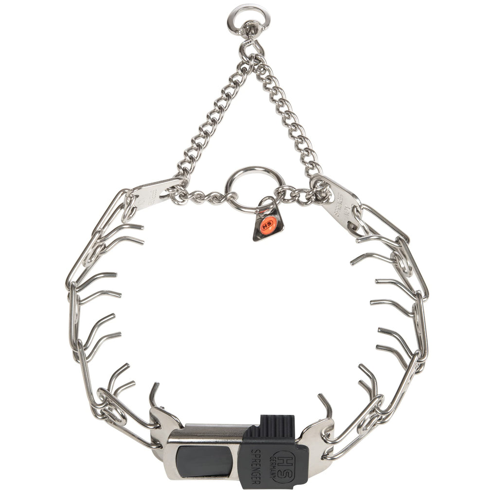 Adjustable Stainless Steel Prong Collar with Quick Release Buckle A8151