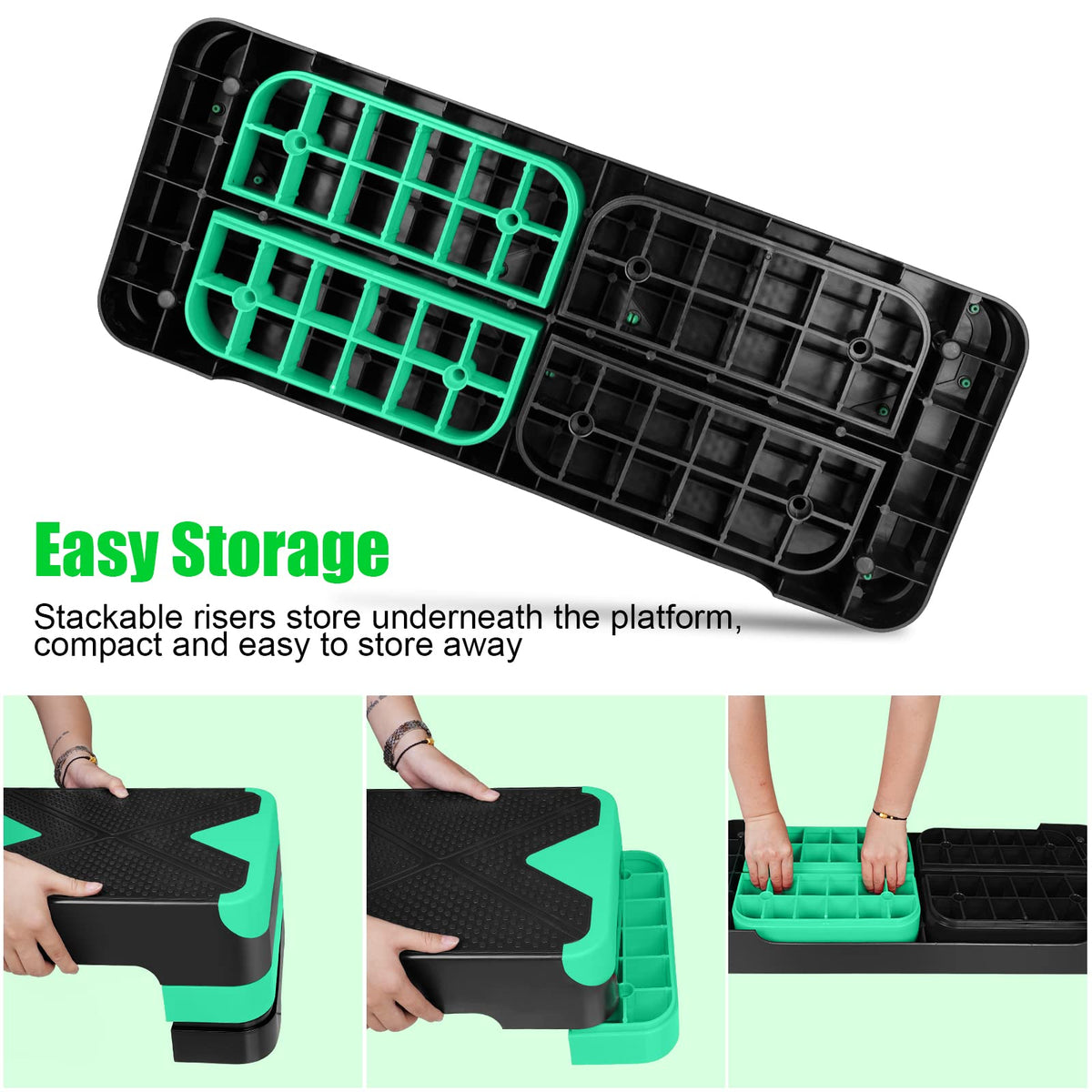 Adjustable Aerobic Stepper Step Platform D1358
