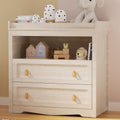 Beige Baby Dresser with Changing Table Top K853031