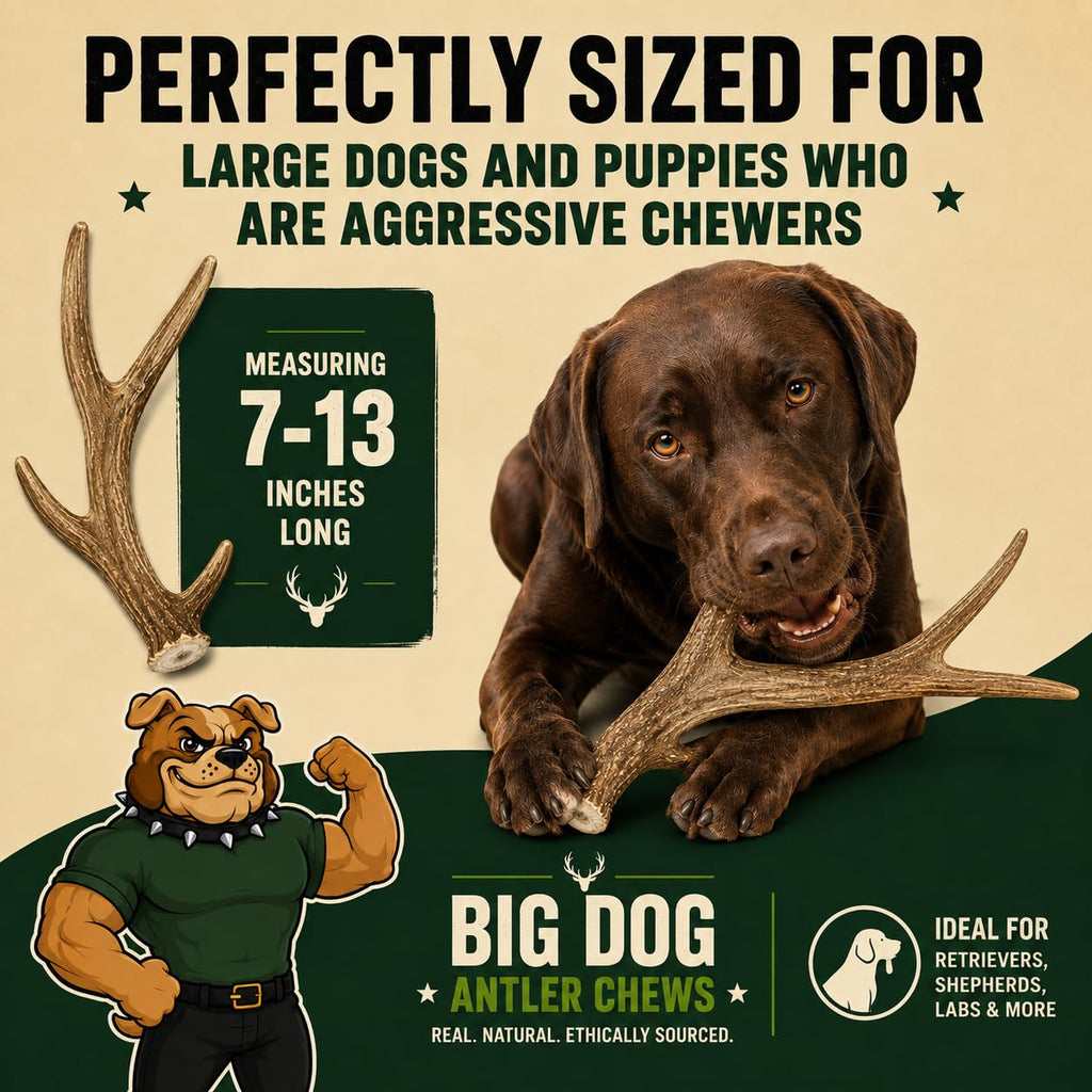 XL Deer Antler Dog Chew U22808