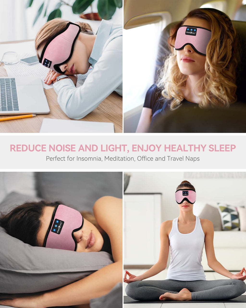 3D Bluetooth Sleep Headphones Headband H918024