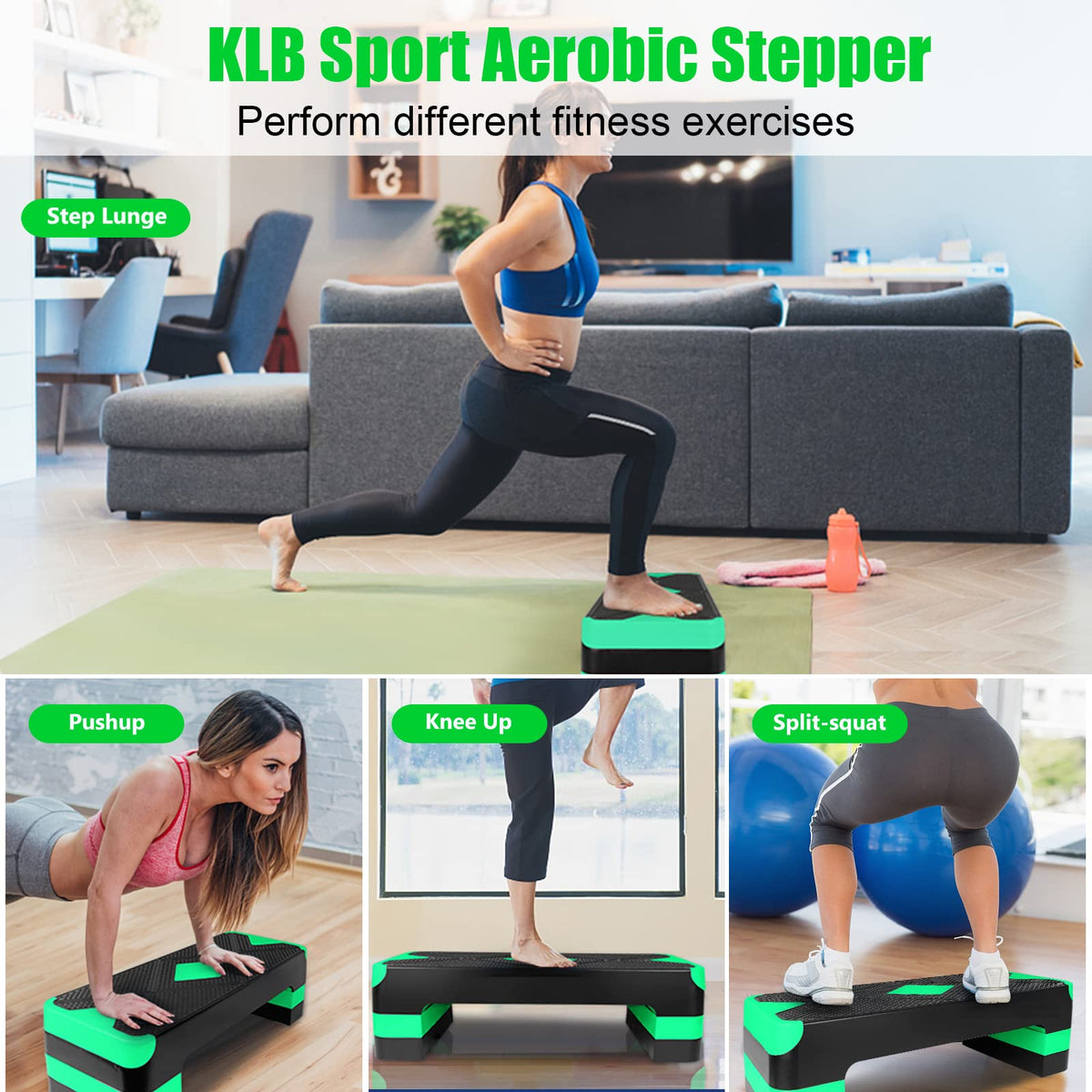 Adjustable Aerobic Stepper Step Platform D1358