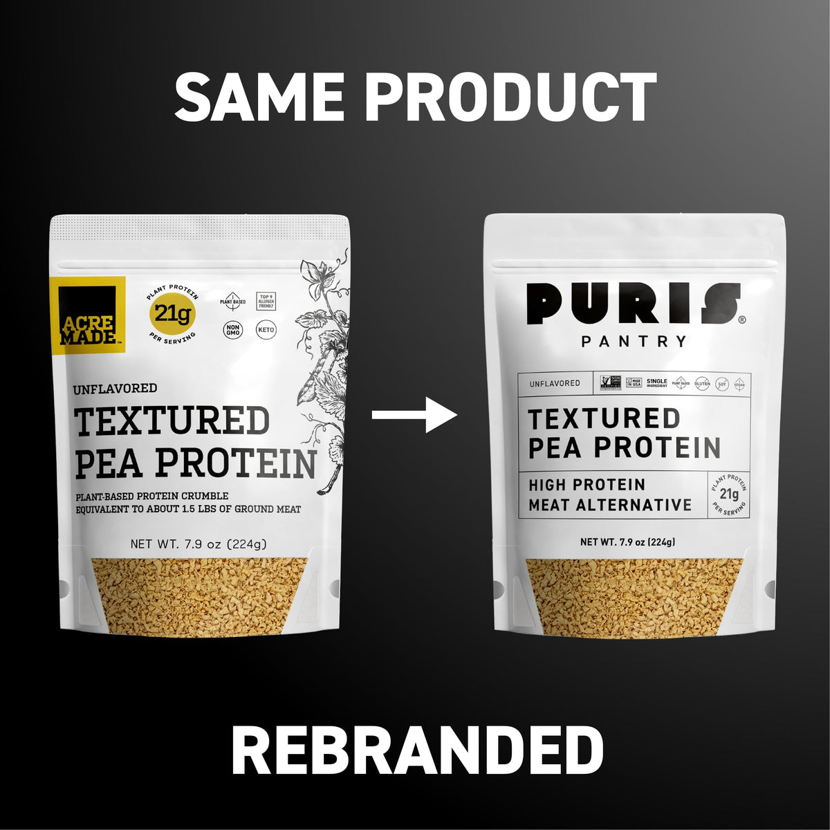 Textured Pea Protein 21g 5 lb Bulk K38987