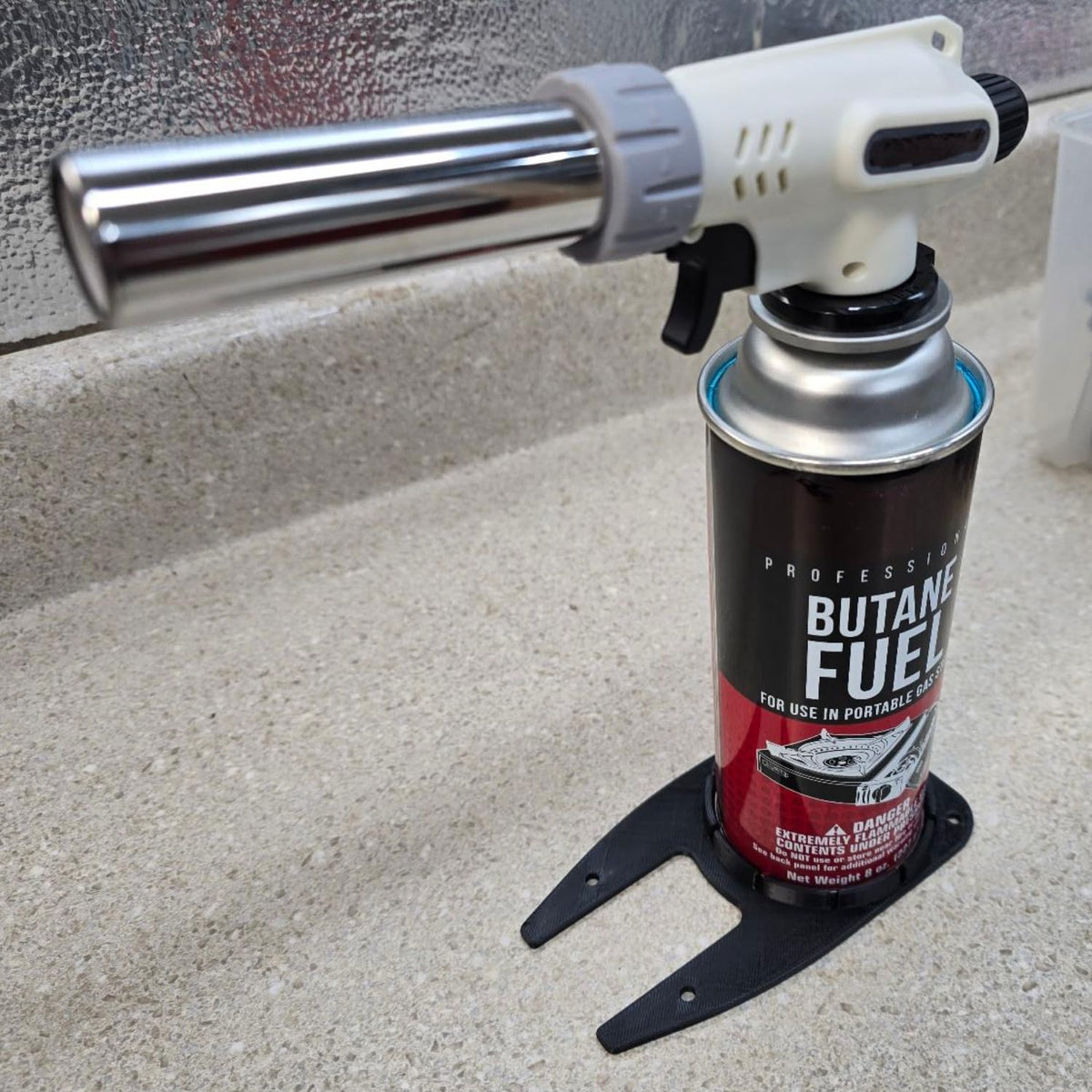 Butane Torch Holder Stabilizer Stand for 8 oz Butane Fuel Cans H248
