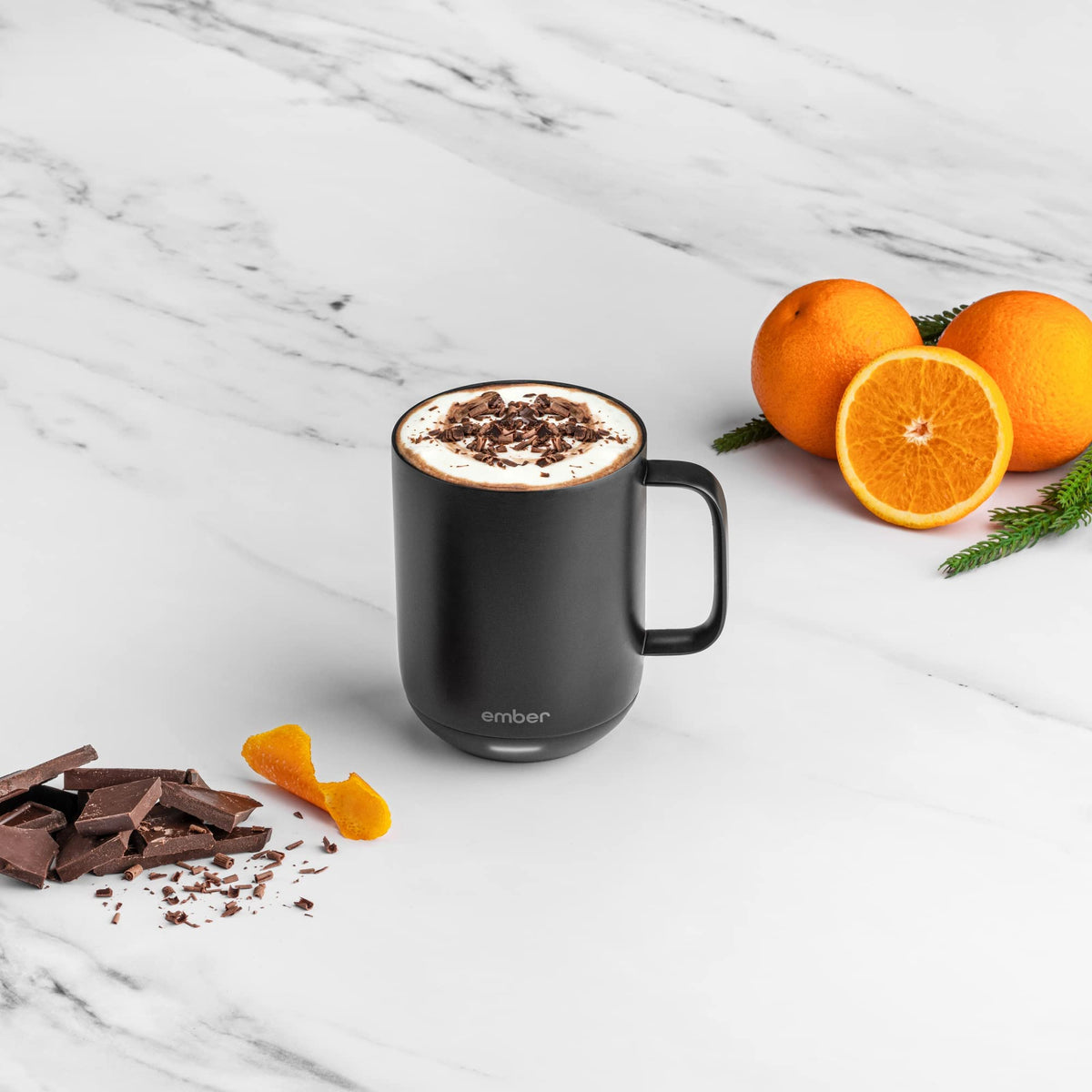 10 oz Temperature Control Smart Mug with Milk Frother U71508