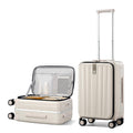 20 Inch Carry On Luggage with Wheels PC Hard Shell Suitcase O485613
