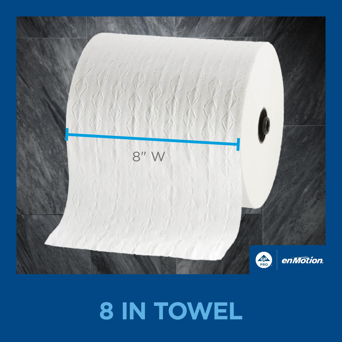 8 in 425 Linear Feet White Paper Towel Roll V1545