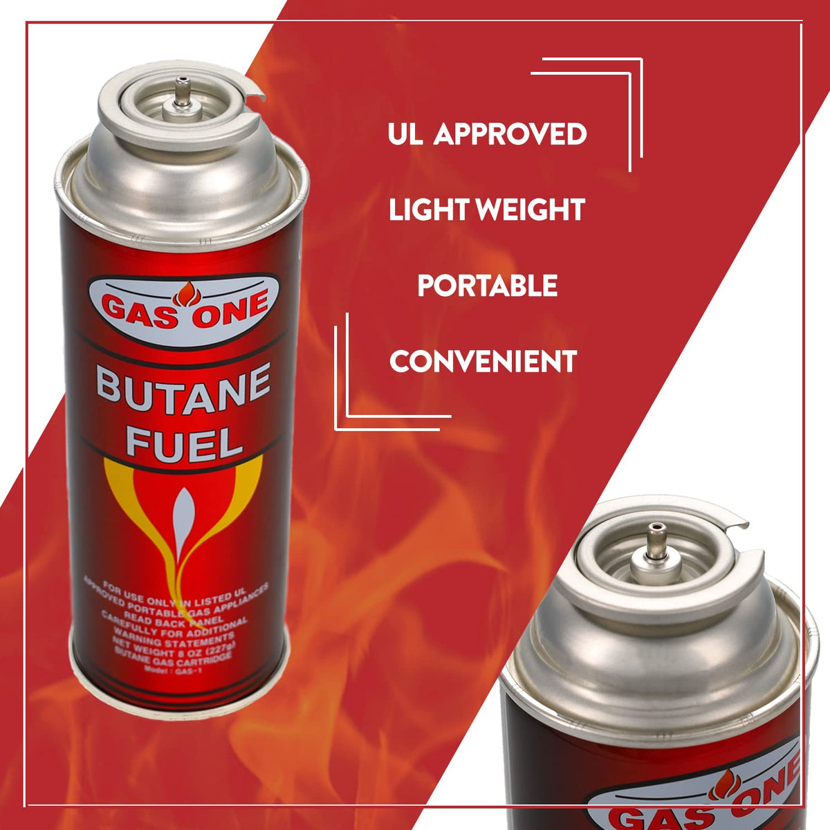 Butane Fuel Canister 12 Pack Q207931