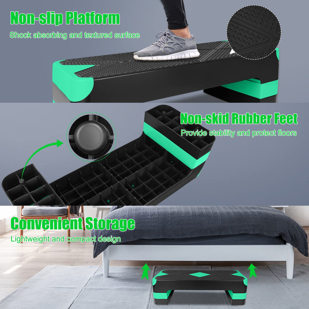 Adjustable Aerobic Stepper Step Platform D1358