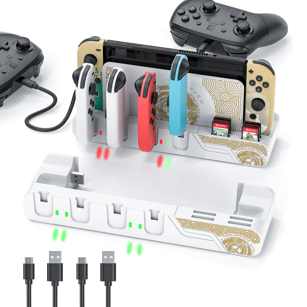 Switch Controller Charging Dock for 6 Joycons J25341