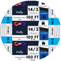 14 Gauge 3 Conductor NM-B Electrical Wire 100 Ft X119469