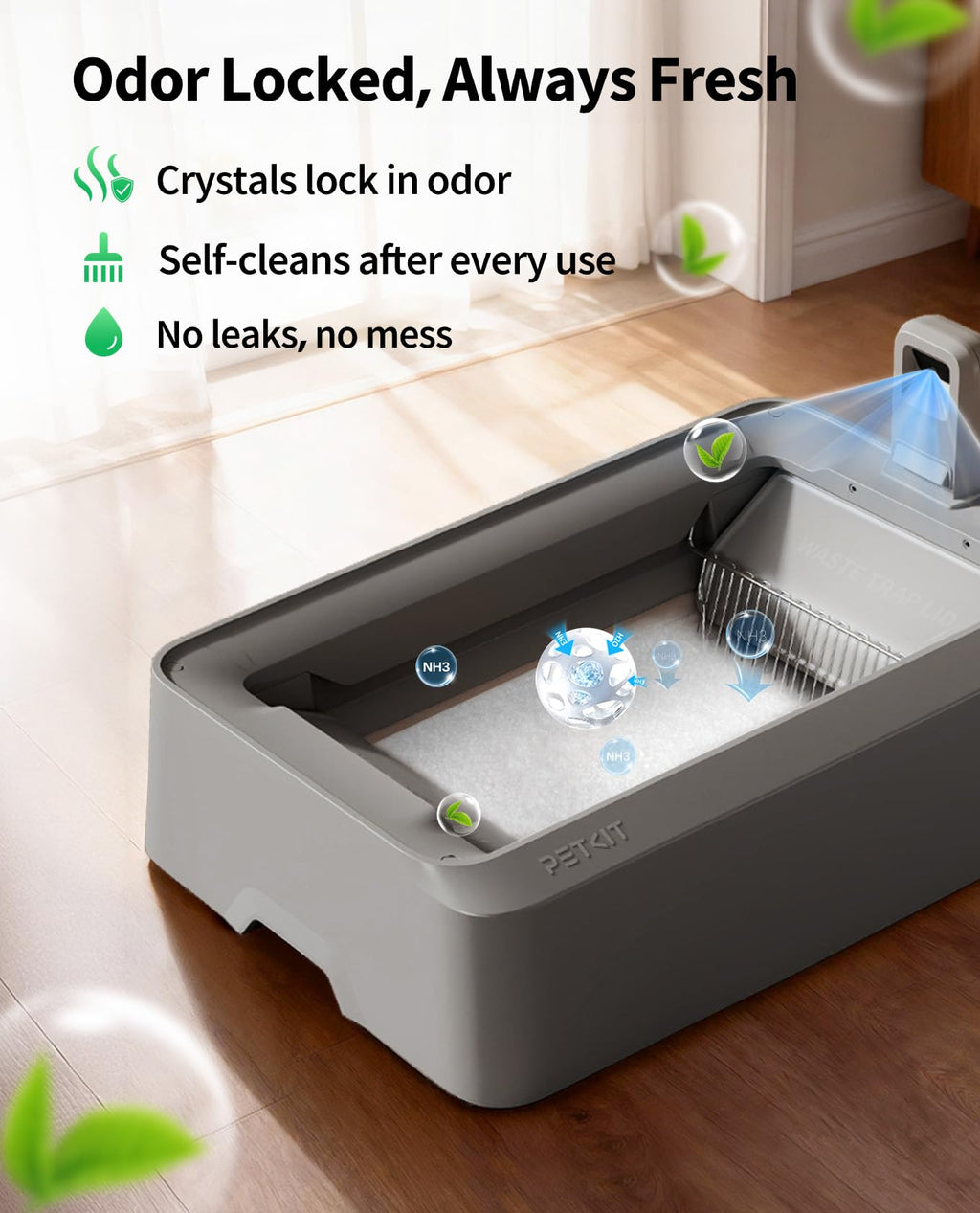 Crystal Cat Litter with Tray 4.5 lb×4 Packs Q5369