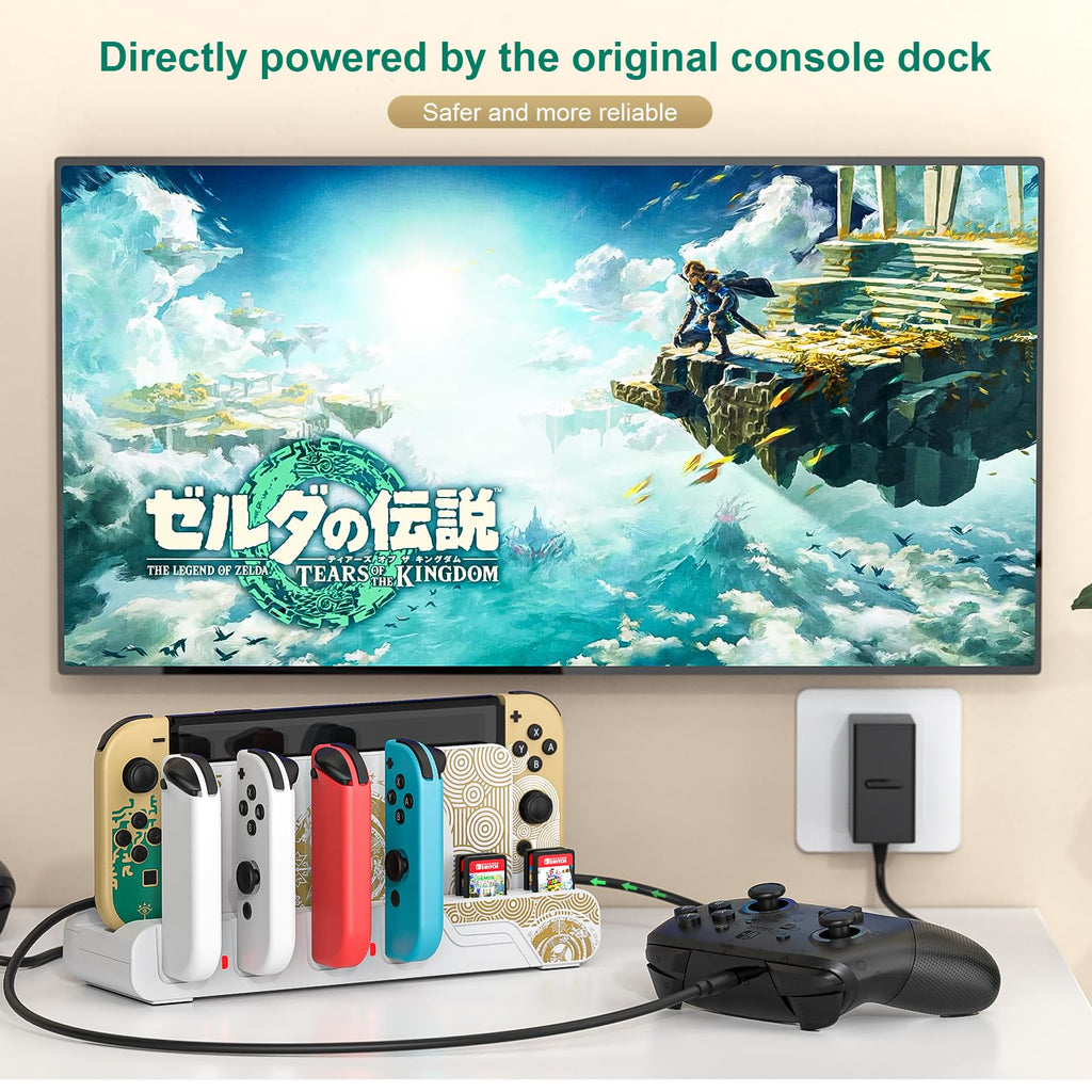 Switch Controller Charging Dock for 6 Joycons J25341
