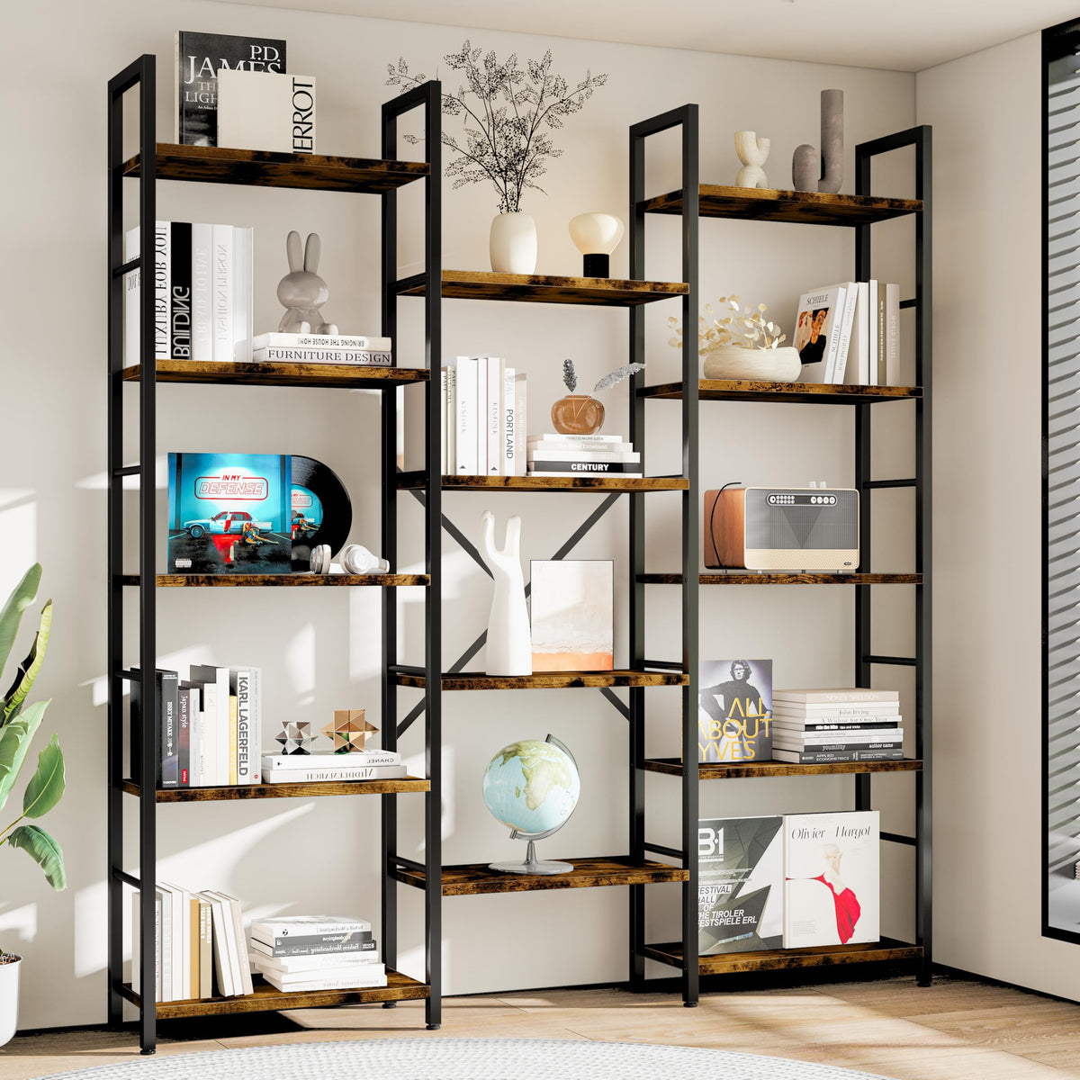 5 Tier Bookshelf D7209