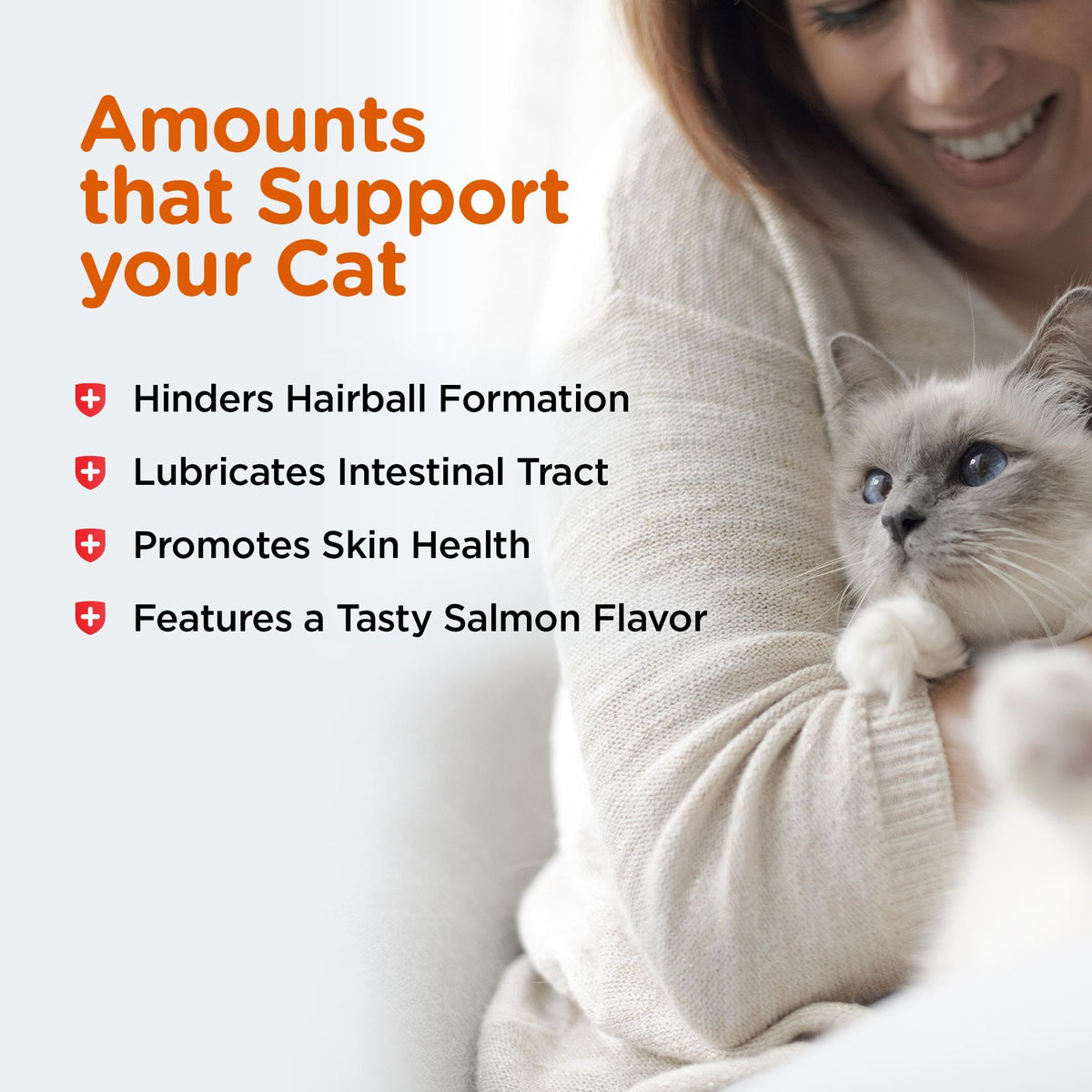 Salmon Flavor Hairball Gel for Cats L71557