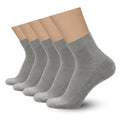 Mens Rayon Bamboo Mesh Breathable Ankle Socks 5 Pairs C5616