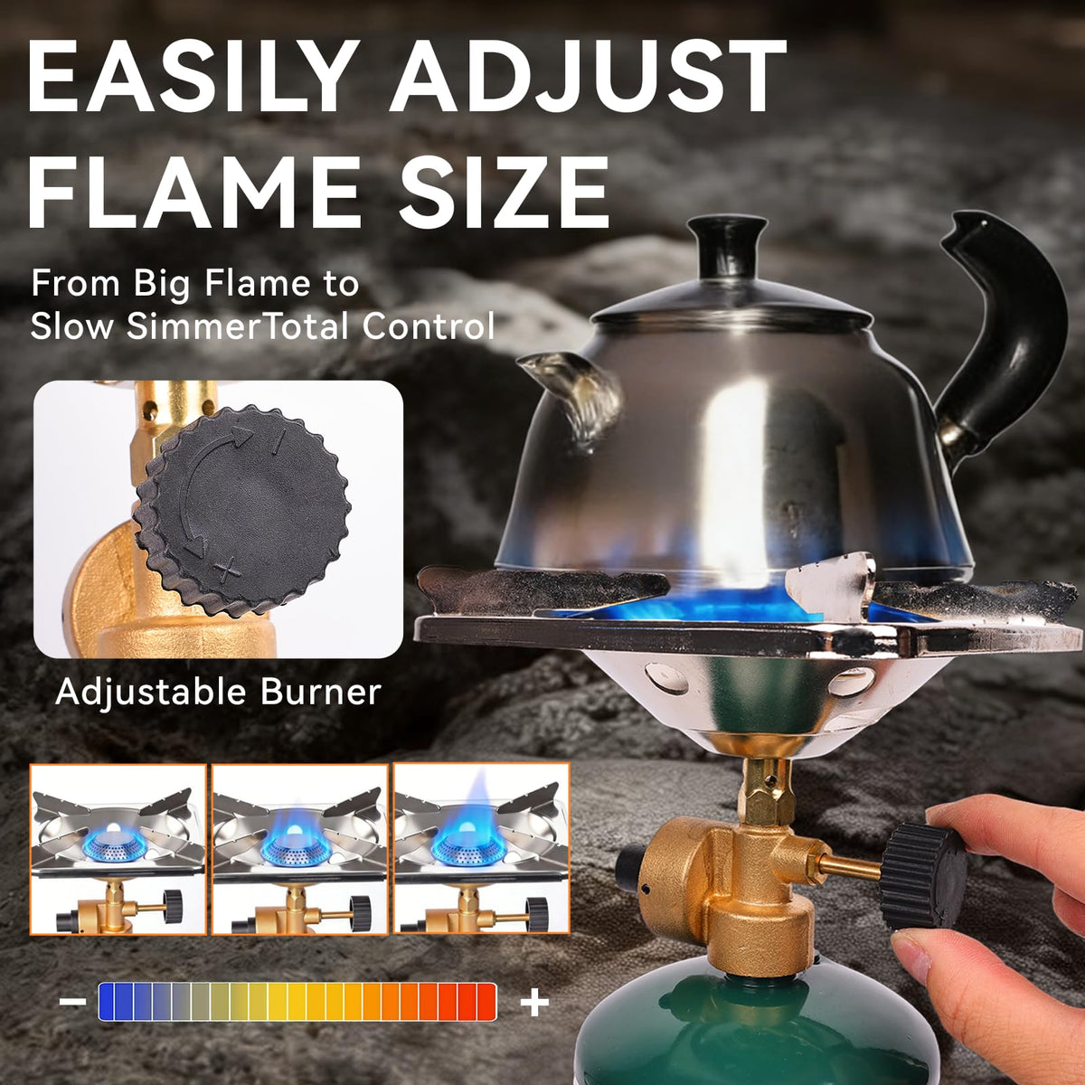 Portable 10000BTU Single Burner Propane Camping Stove I73029