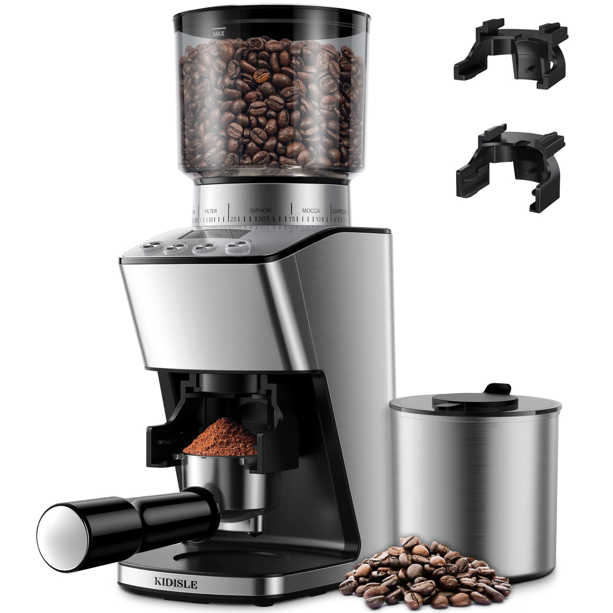 Electric Conical Burr Coffee Grinder with 51 Grind Settings J906757