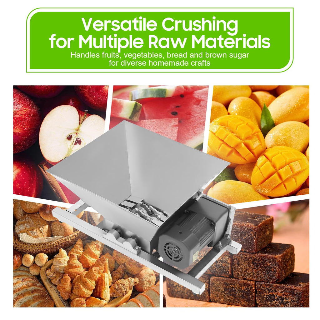 60W Stainless Steel Electric Fruit Crusher 1.06gal J1301