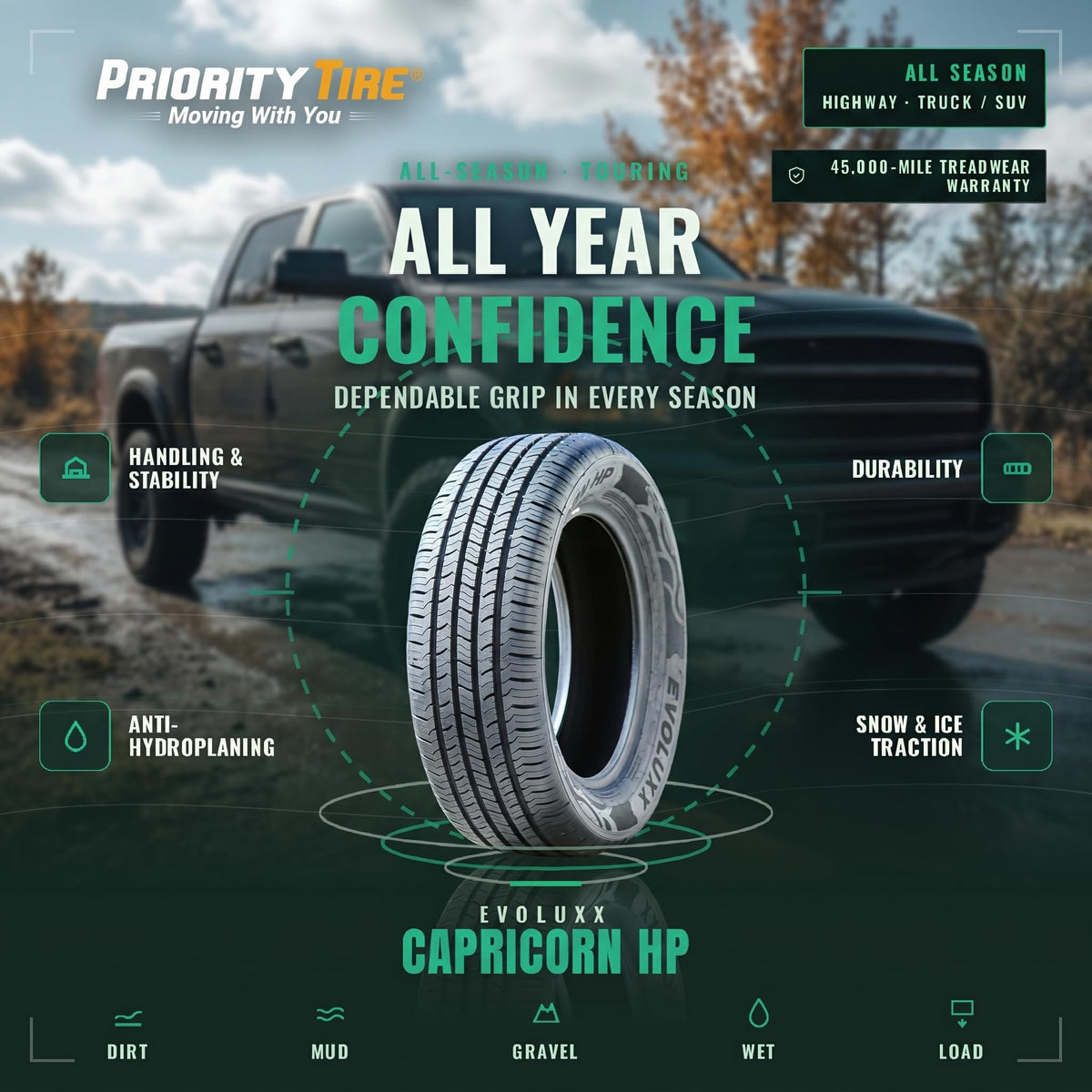 All-Season Passenger Car Performance Radial Tire 215/60R16 95H F5219