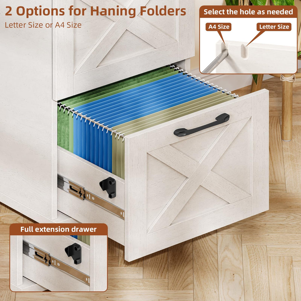 White 4 Drawer Filing Cabinet P487