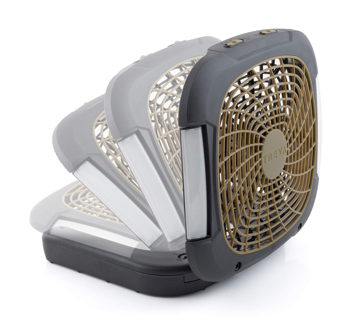 10 in Portable Fan with LED Lights K340522