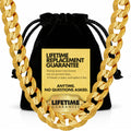 Gold Cuban Link Chain Necklace M896