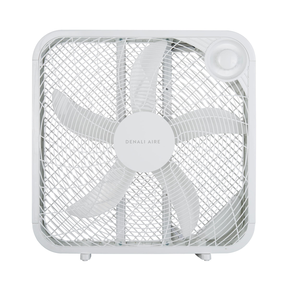 20 Inch Box Fan with 3 Speed Settings, White N823983