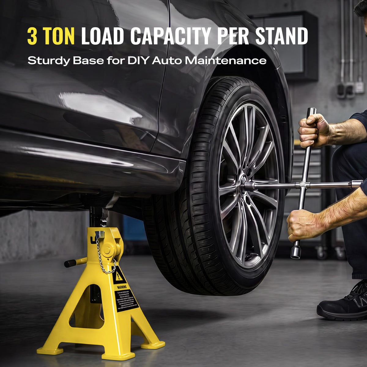 3 Ton Heavy Duty Jack Stands 1 Pair O301