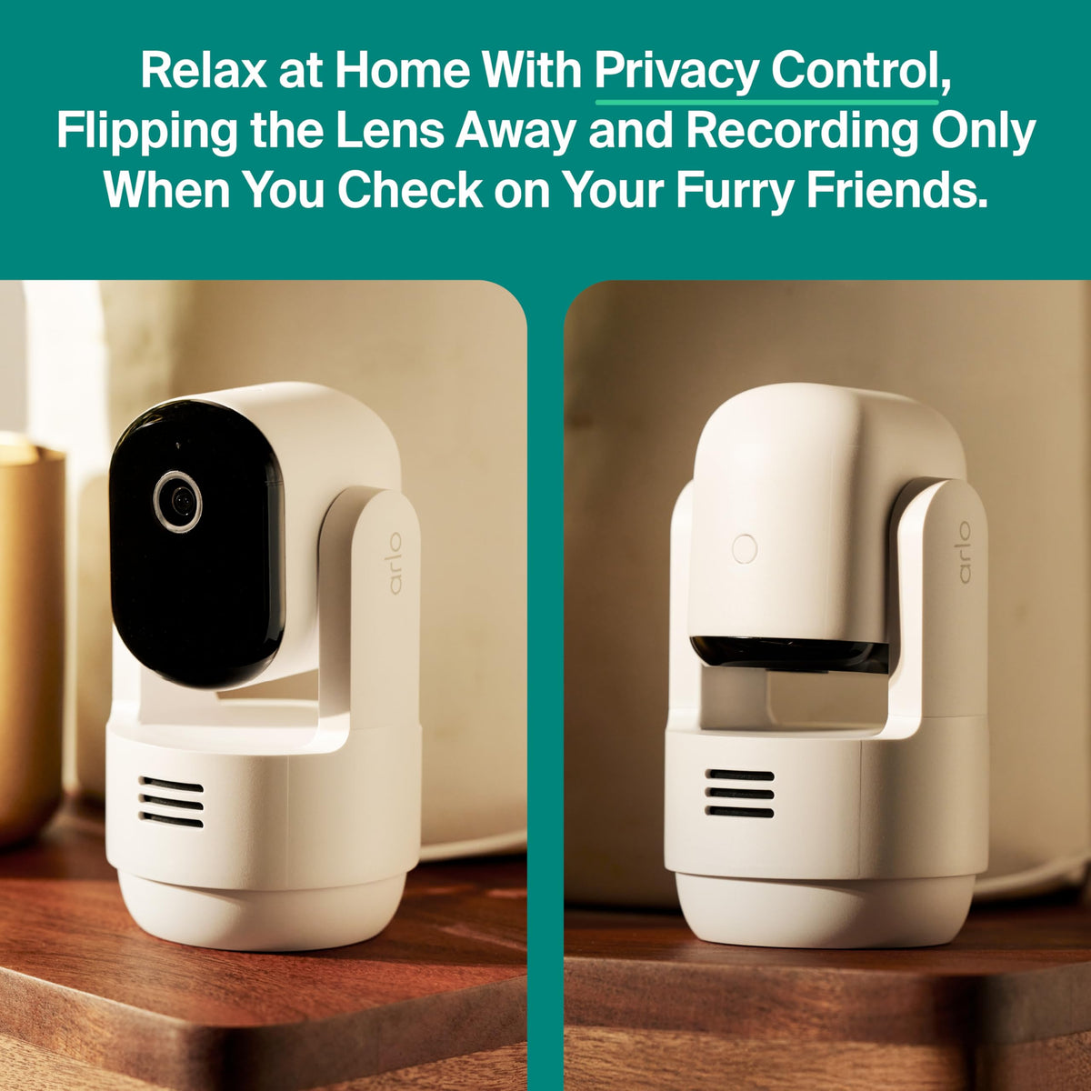 Indoor Pan Tilt Zoom Security Camera 2K Wired 2-Cam T935