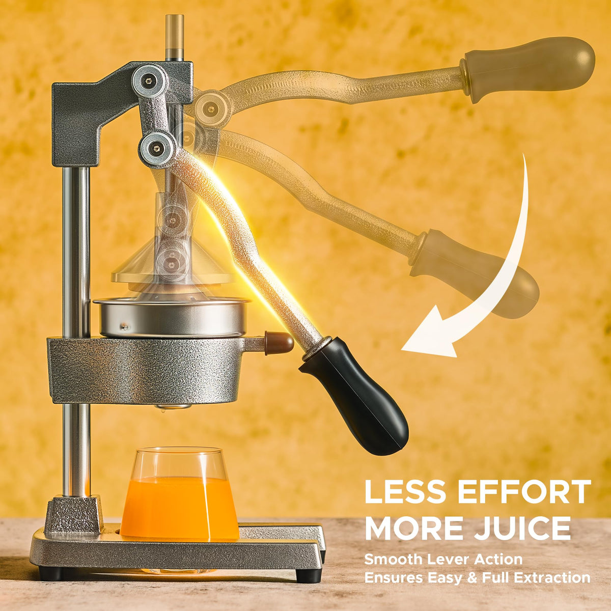 Cast Iron Manual Citrus Juicer with Strainer Q35592