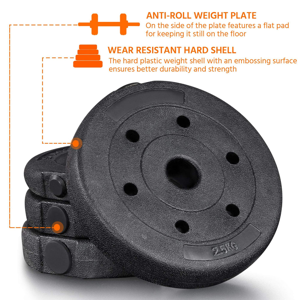 Adjustable Dumbbell Set with Spinlock Collars N997