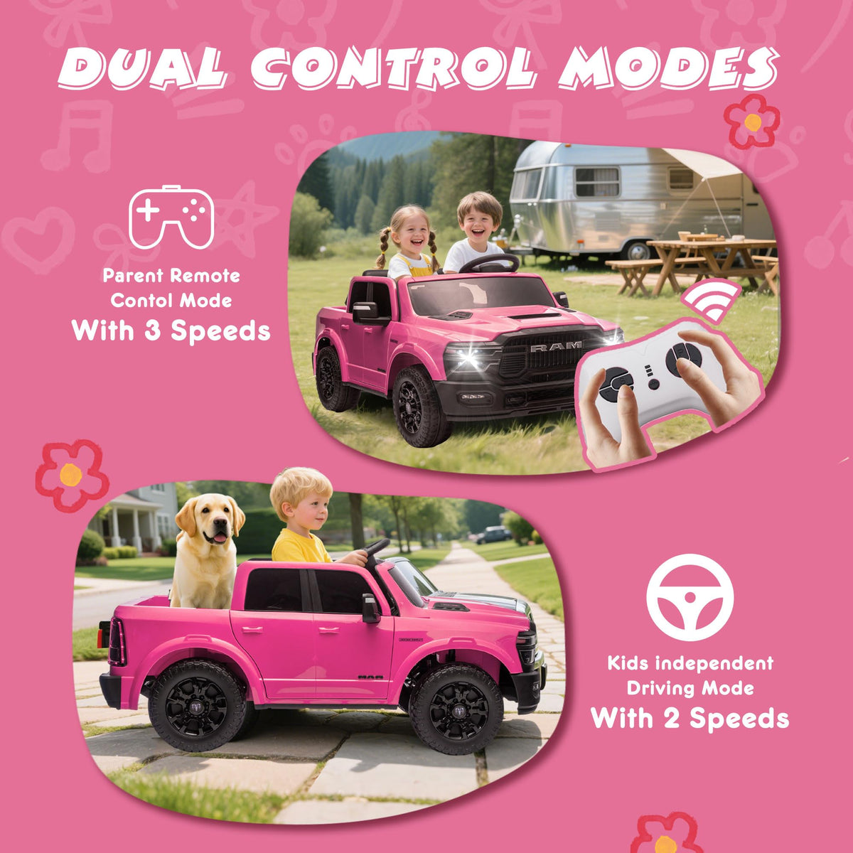 24V 160W 2 Seater Ride On Truck with Remote Control X5279