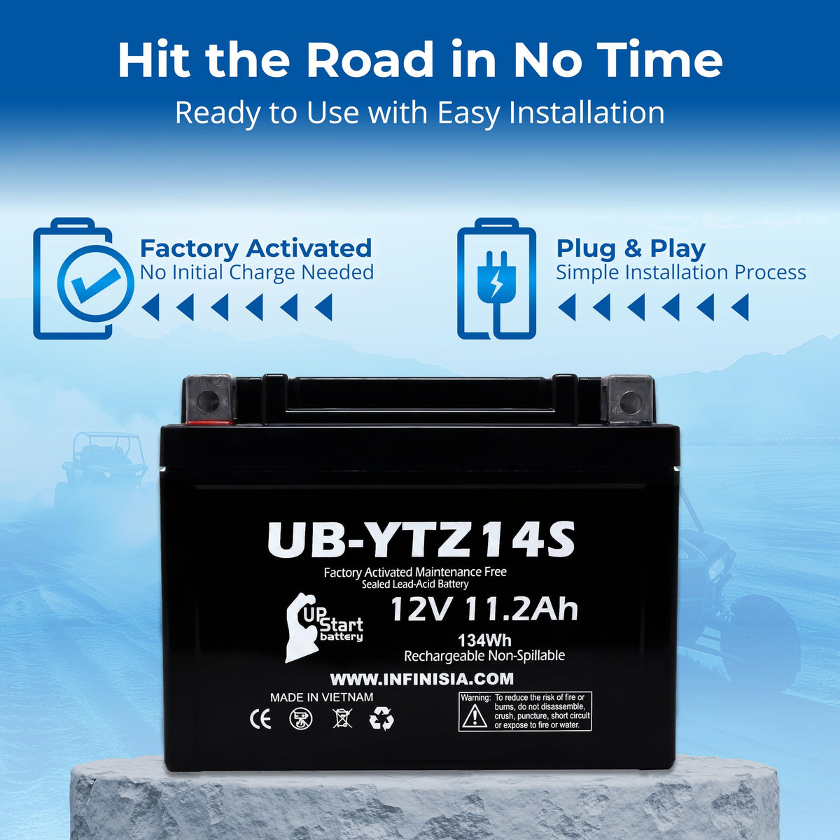 12V 11.2Ah Battery D129