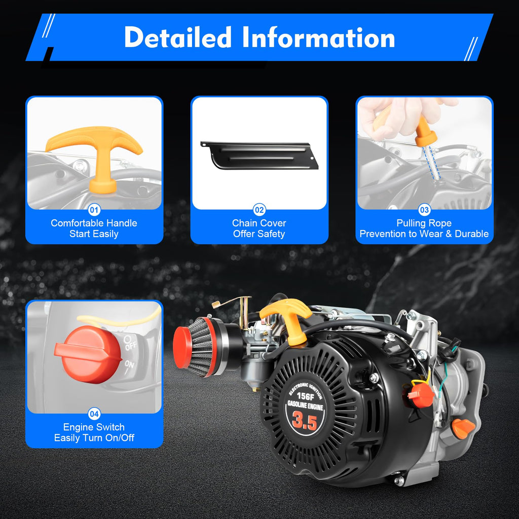 4-Stroke Gasoline Bicycle Engine Kit A236