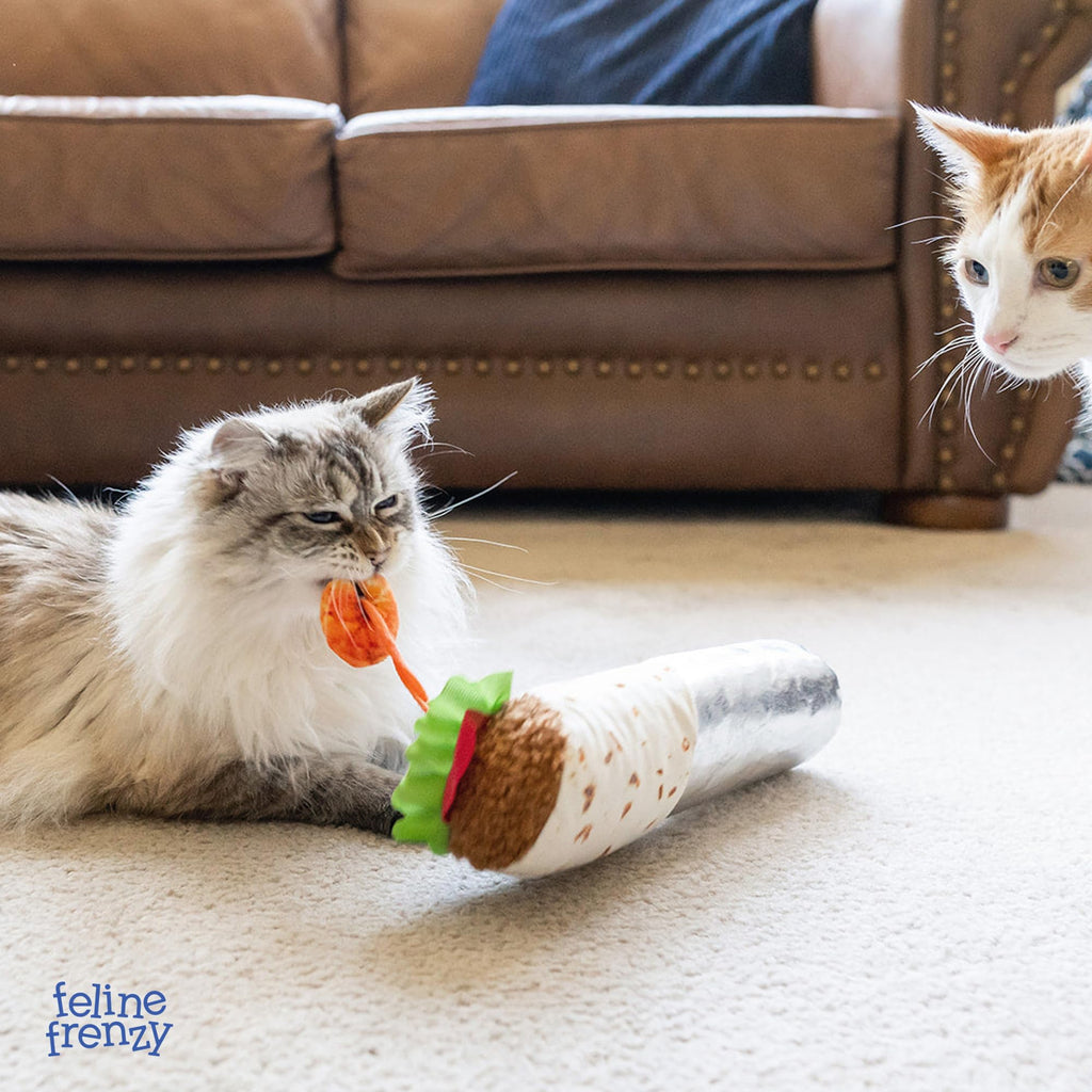Catnip Filled Interactive Kicker Cat Toy P4439