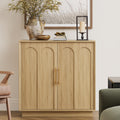 31.5" Oak Sideboard Buffet Cabinet with Storage Y29001