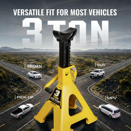 3 Ton Heavy Duty Jack Stands 1 Pair O301