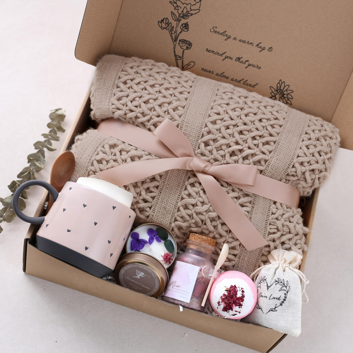 Get Well Soon Gift Baskets for Women V258