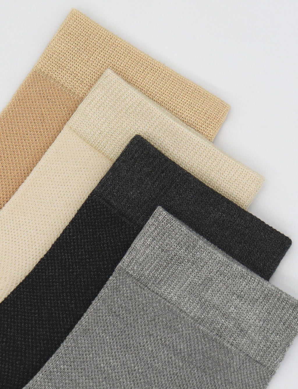 Mens Rayon Bamboo Mesh Breathable Ankle Socks 5 Pairs C5616