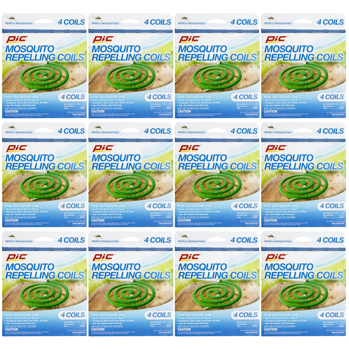 Mosquito Repelling Coils 48 Coils Total D6455