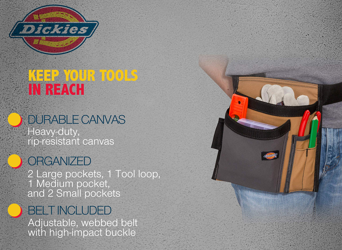 5-Pocket Tool Belt Pouch/Work Apron U75007